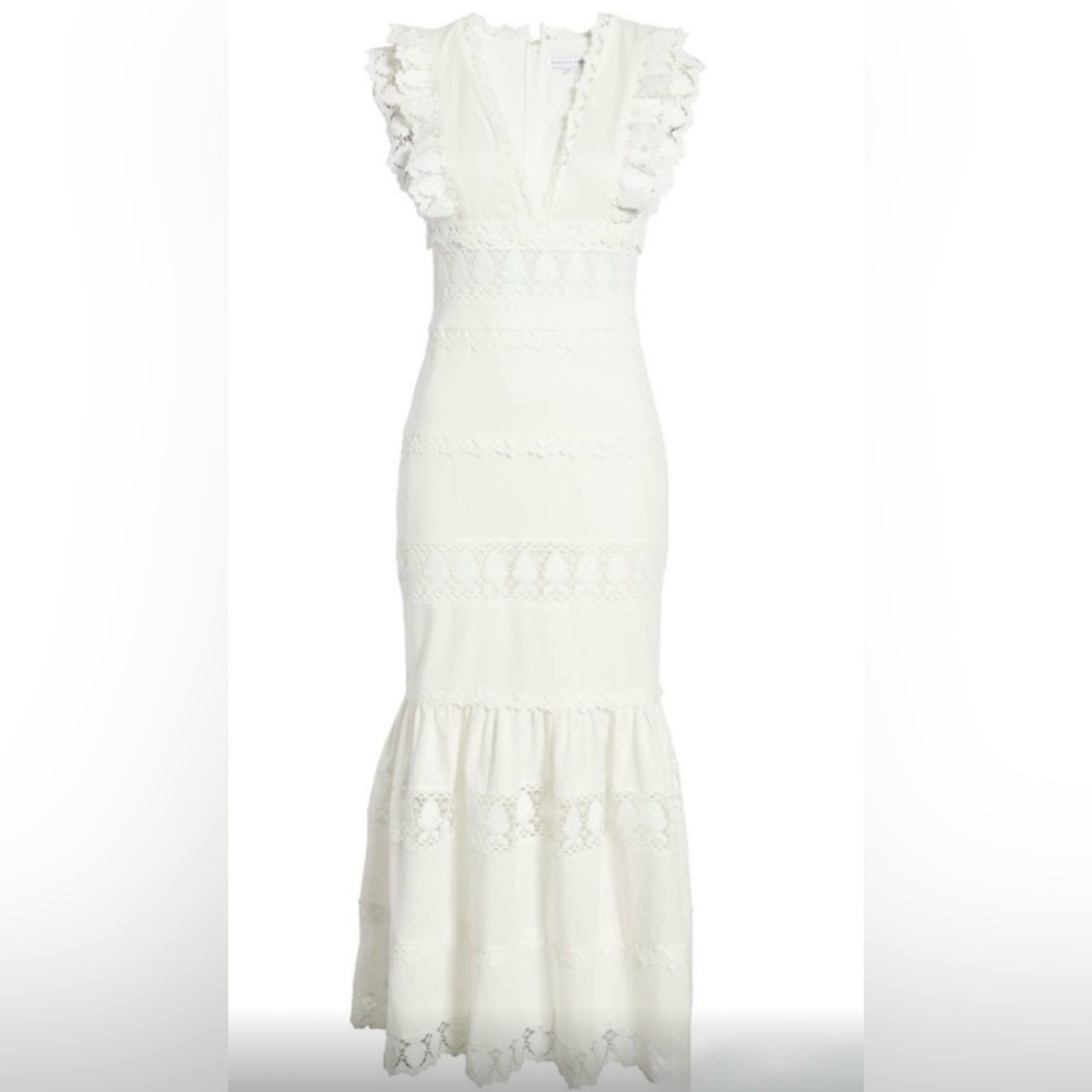 Endless Rose White Midi Dress